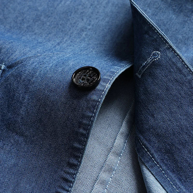 Wakefield Monochrome Denim Coat