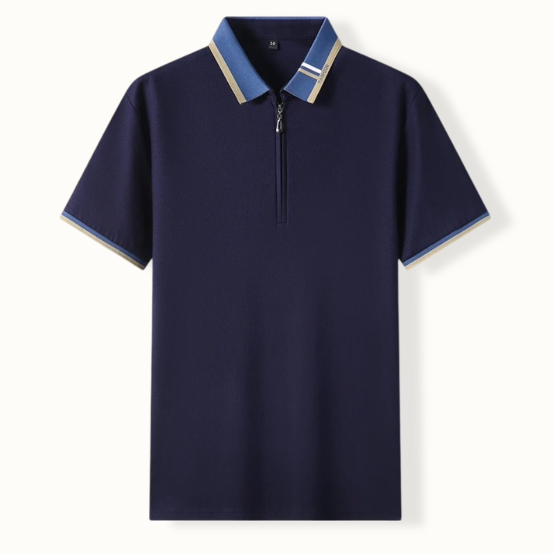 Tunis Slim Fit Zipped Polo
