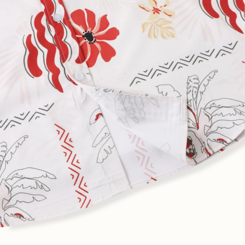 Ripon Floral Linen Button Up