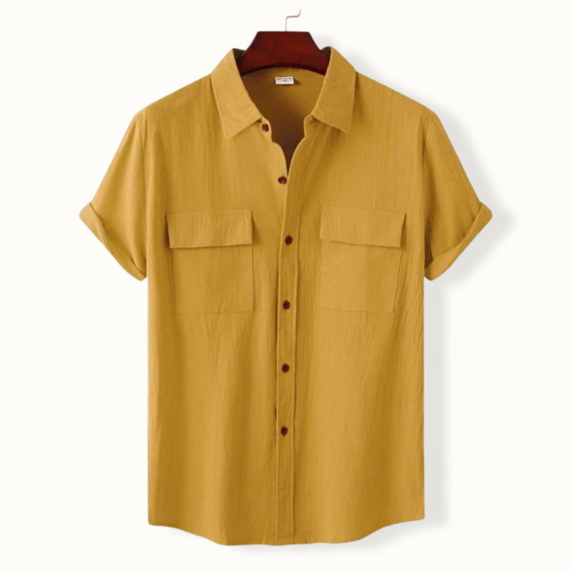 Celestus Button Up Polo with 2 Pockets
