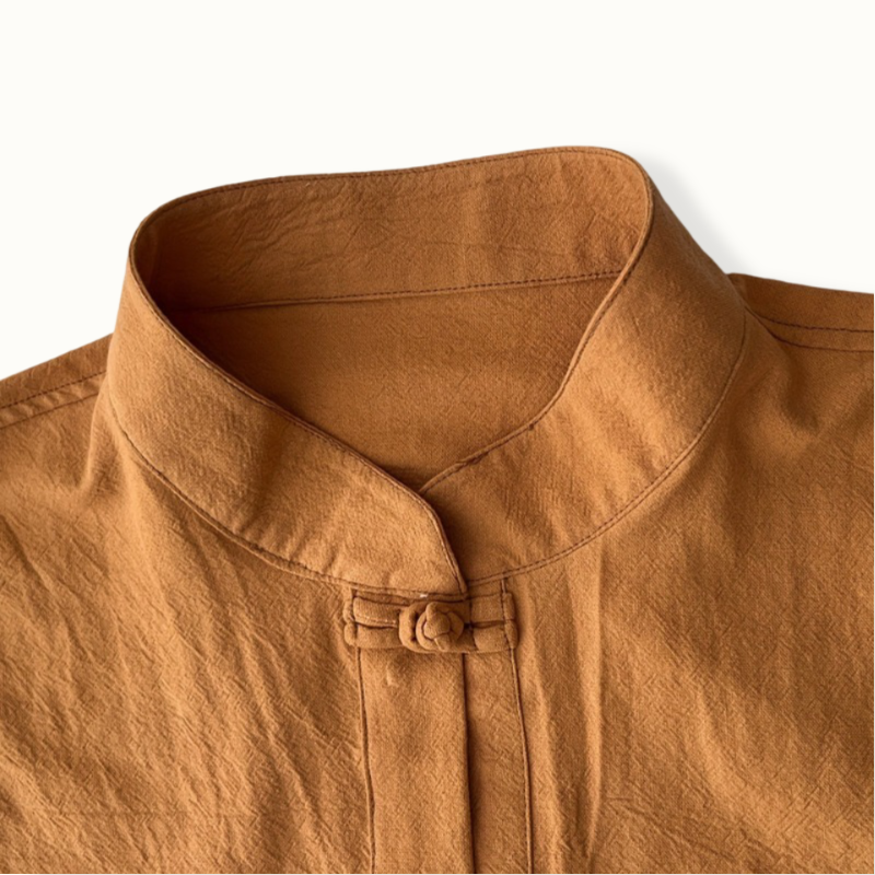 Zephyria Button Up Stand Collar Tang Suit