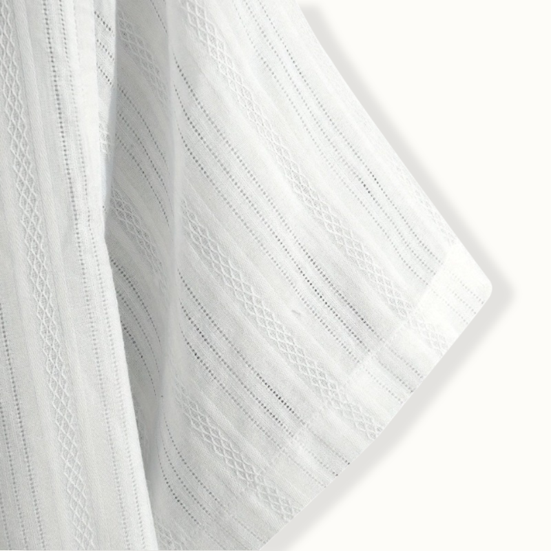 Apia Stand Collar Buttoned Shirt