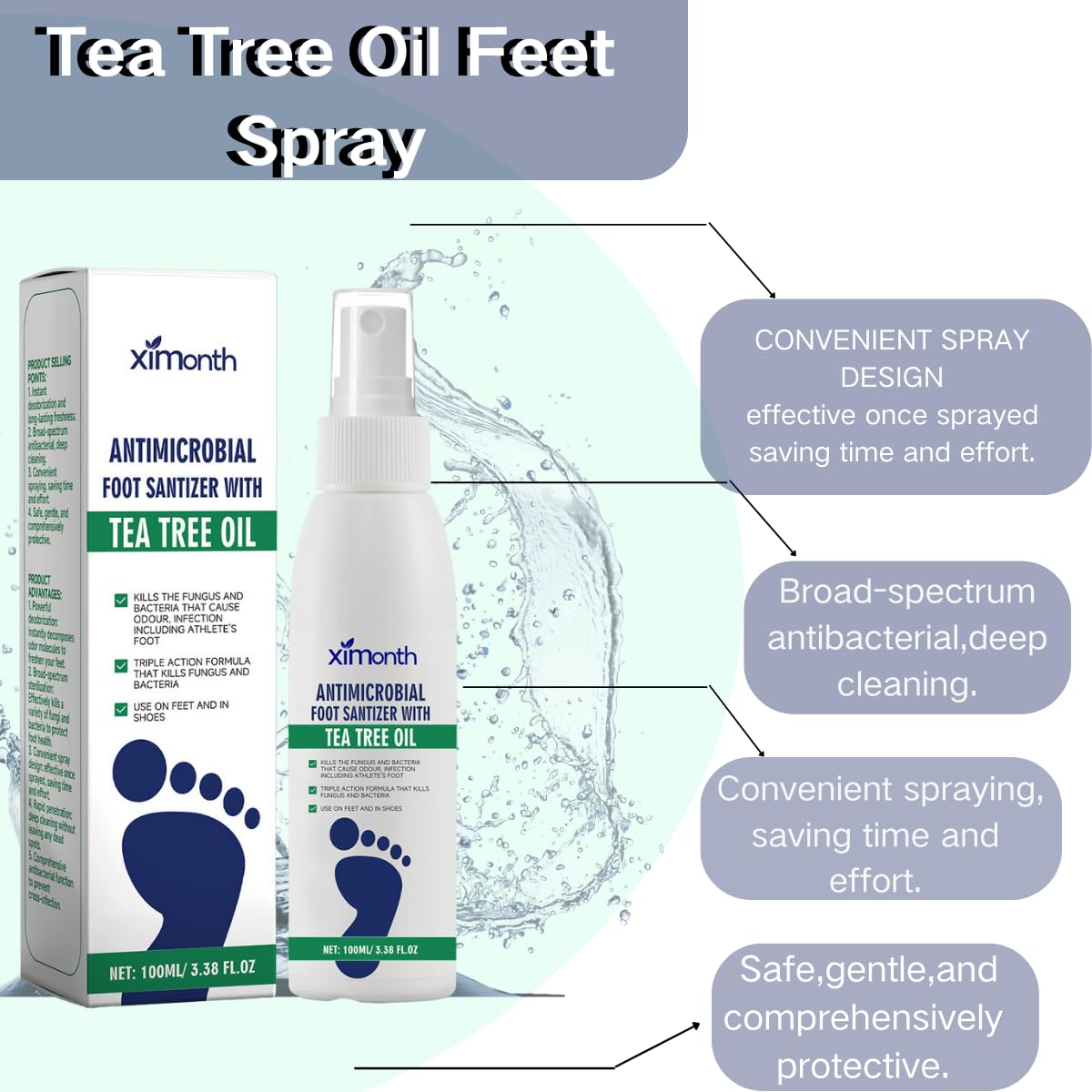 Tea Tree Oil Foot Spray