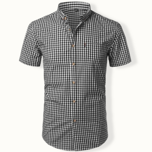 Tome Plaid Slim Fit Button Up