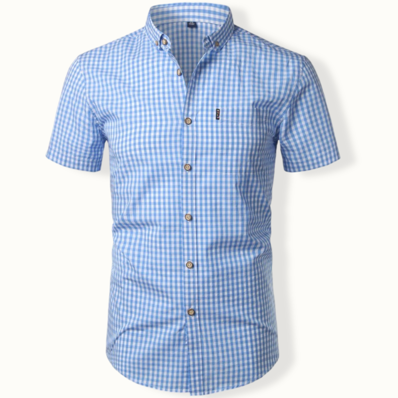 Tome Plaid Slim Fit Button Up