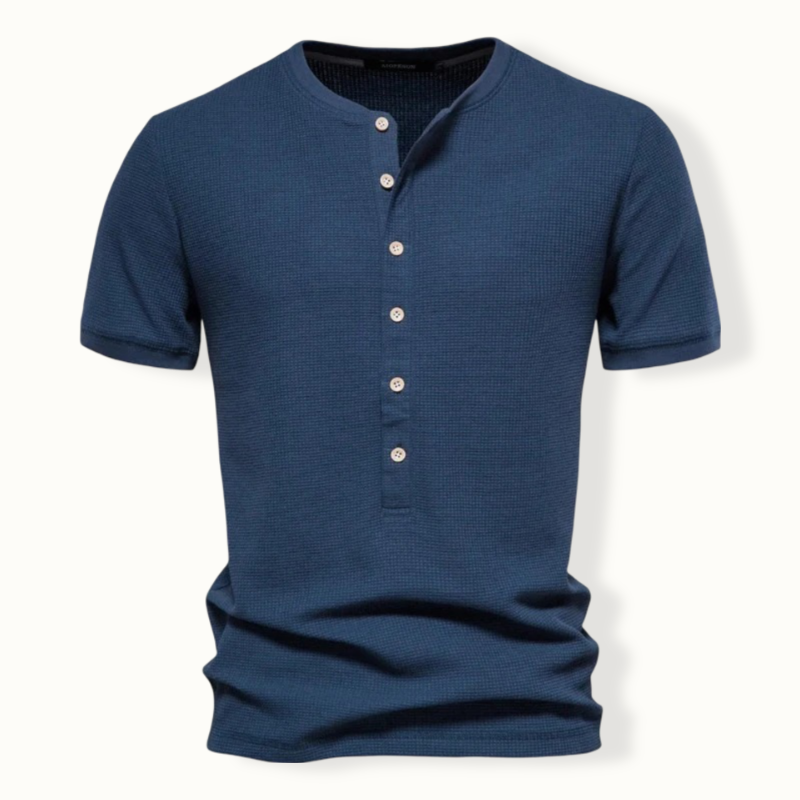 Beacu Waffle Henley Shirt