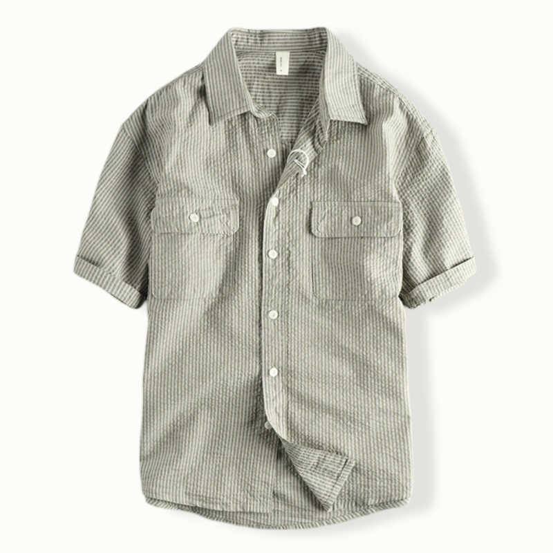 Dodoma Vintage Short Sleeved Button Up