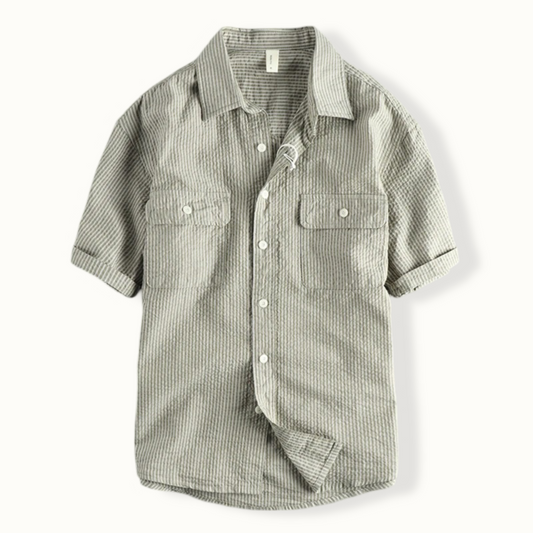 Dodoma Vintage Short Sleeved Button Up