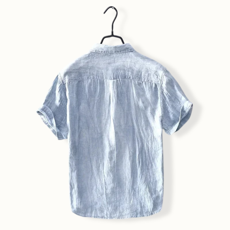Dakar Casual Short Sleeve Linen Button Up