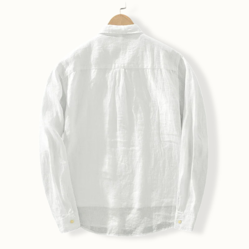 Belgrade Loose Long Sleeve Linen Shirt