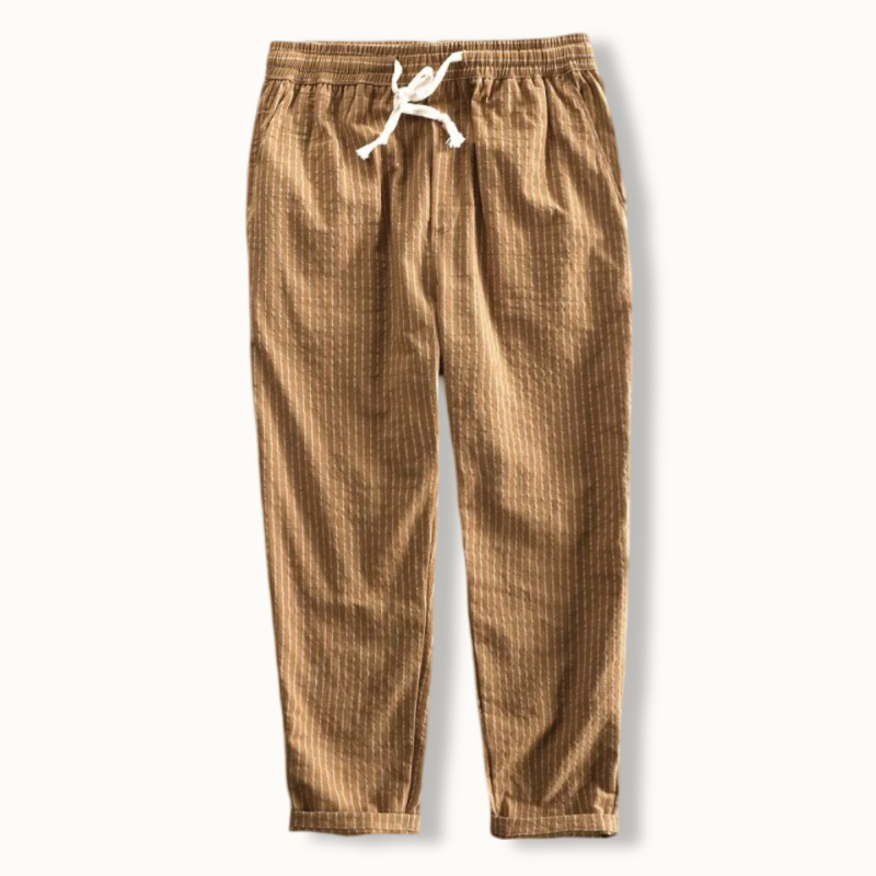 Coastal Stripe Linen Pants