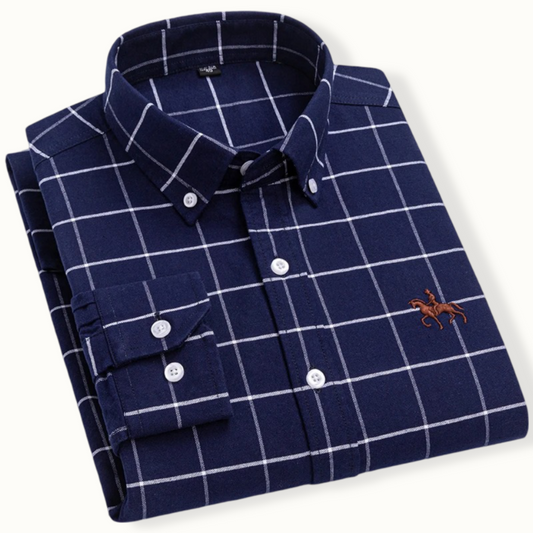 Muscat Single Pocket Plaid Button Up