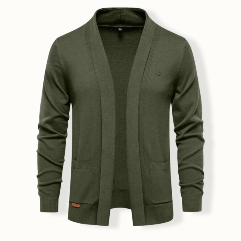 Maubara Turn Down Collar Knitted Cardigan