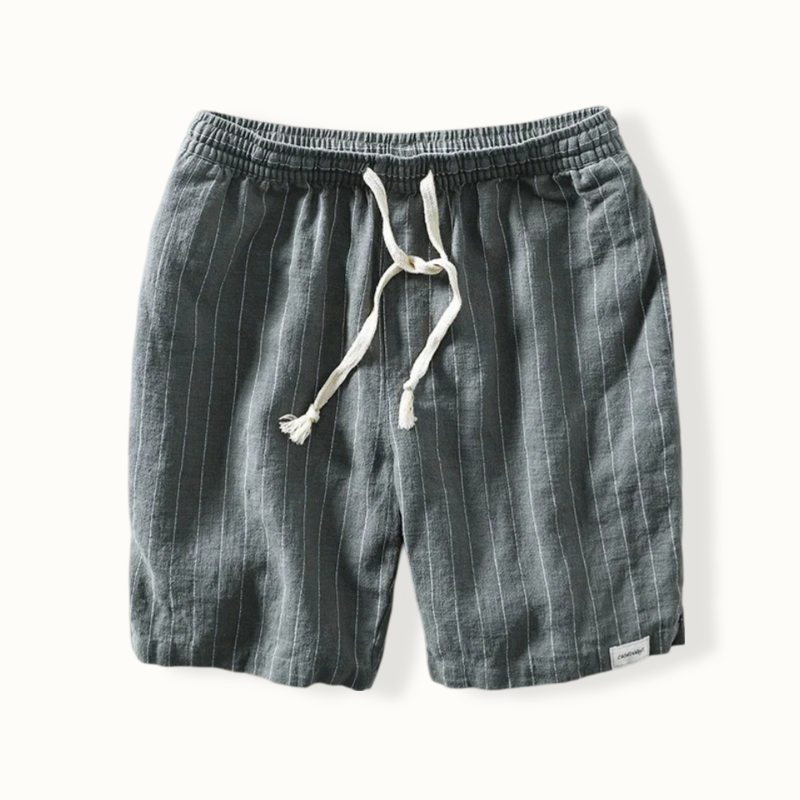Kigali Striped Drawstring Shorts