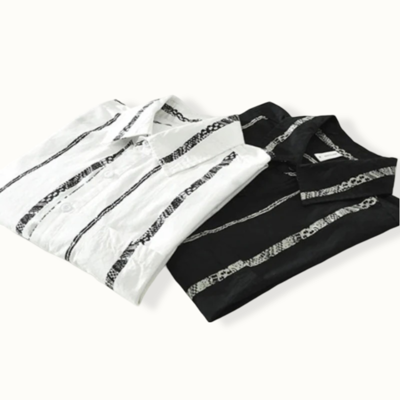 Vejle Striped  Button Up