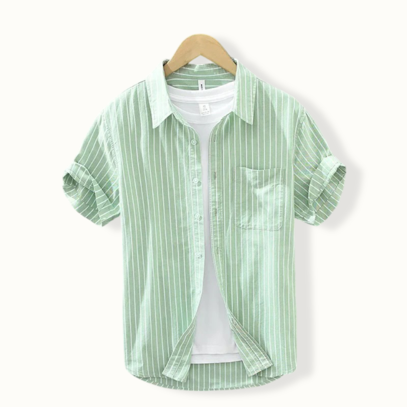 Tallinn Striped Turn Down Button Up