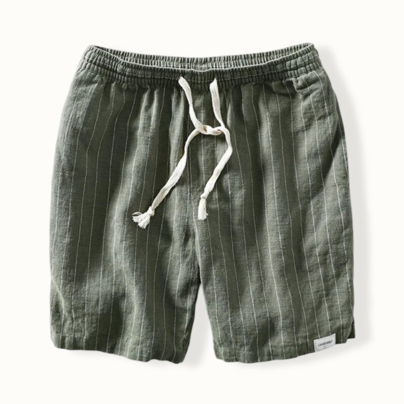 Kigali Striped Drawstring Shorts
