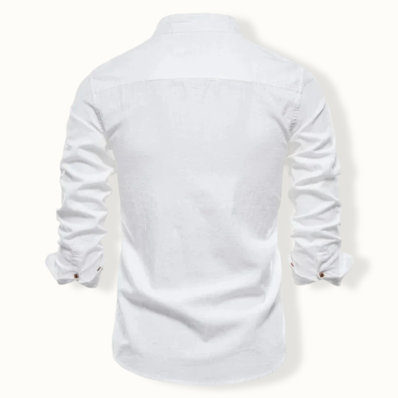 Fuiloro Band Collar Button Up