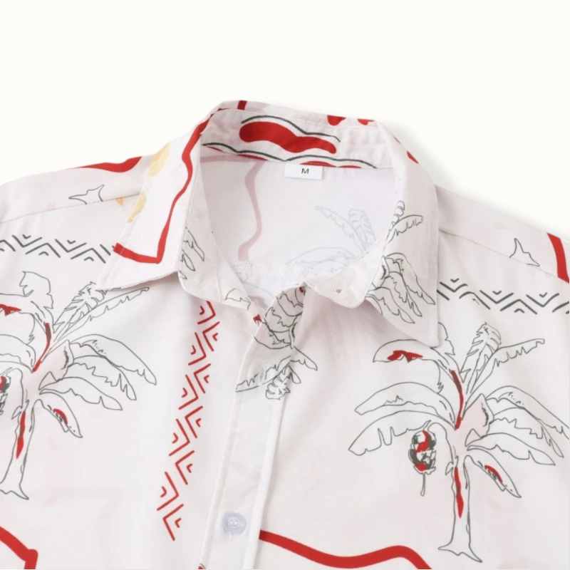 Ripon Floral Linen Button Up