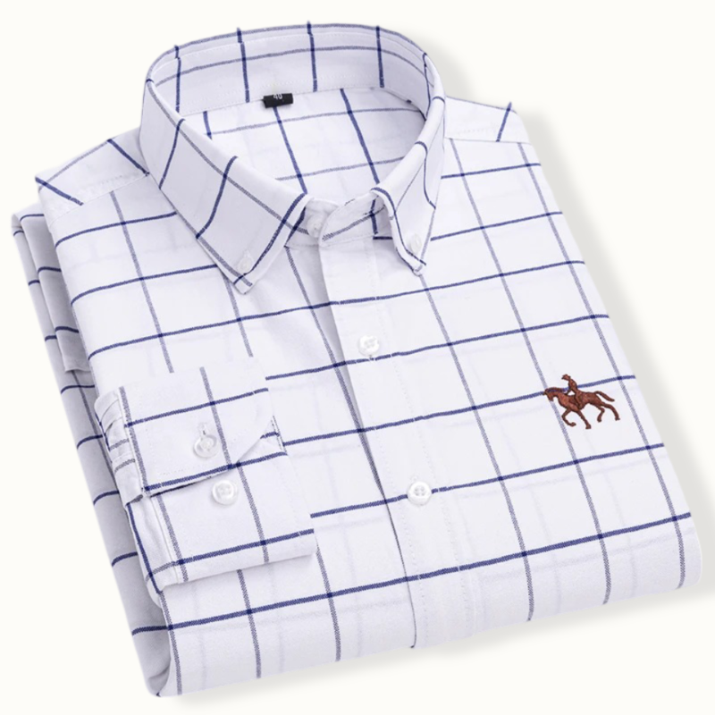 Muscat Single Pocket Plaid Button Up