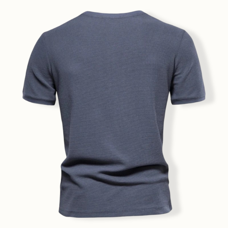 Beacu Waffle Henley Shirt