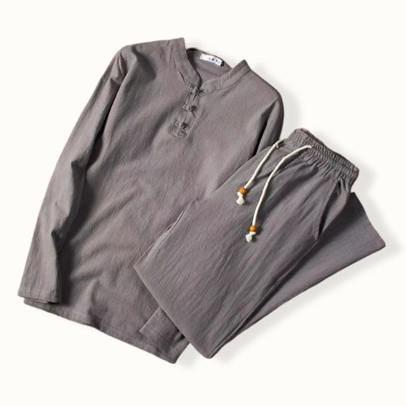 Kajaran Long Sleeve Shirt and Trouser  Set