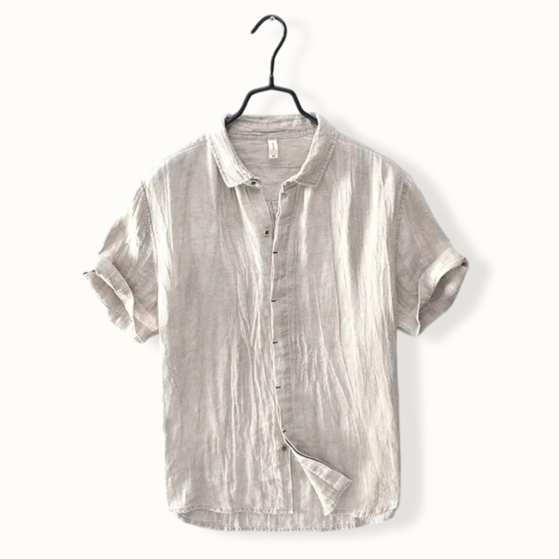 Dakar Casual Short Sleeve Linen Button Up