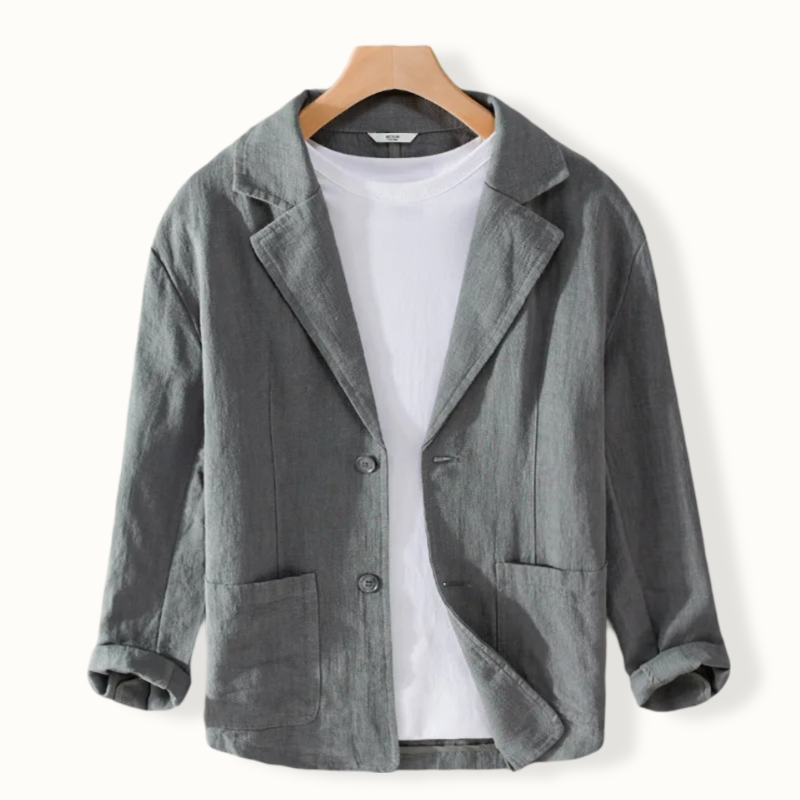 Vientiane Casual Linen Blazer