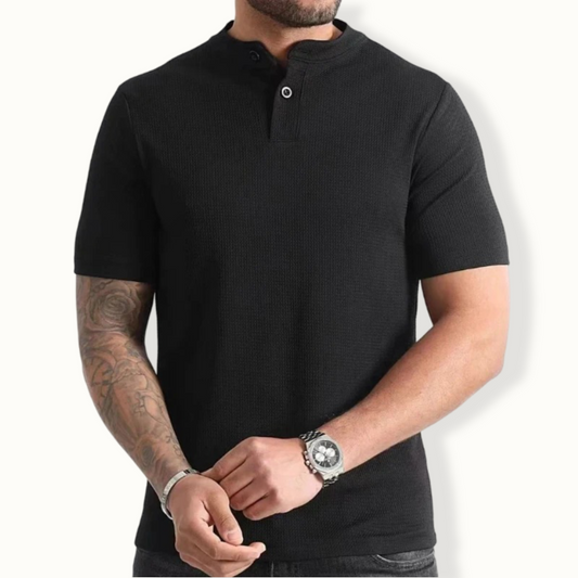 Tirana Casual Henley Collar Polo