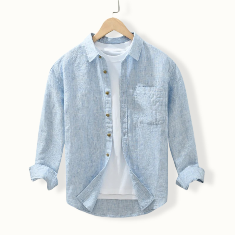 Bloemfontein Long Sleeve Linen Button Up