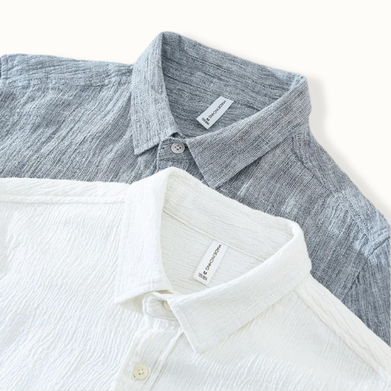 Juba Single Pocket Linen Button Up