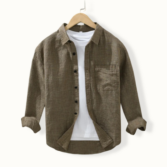 Bloemfontein Long Sleeve Linen Button Up