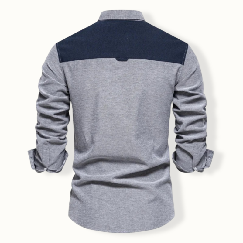 Fohoren Button Up with Pocket
