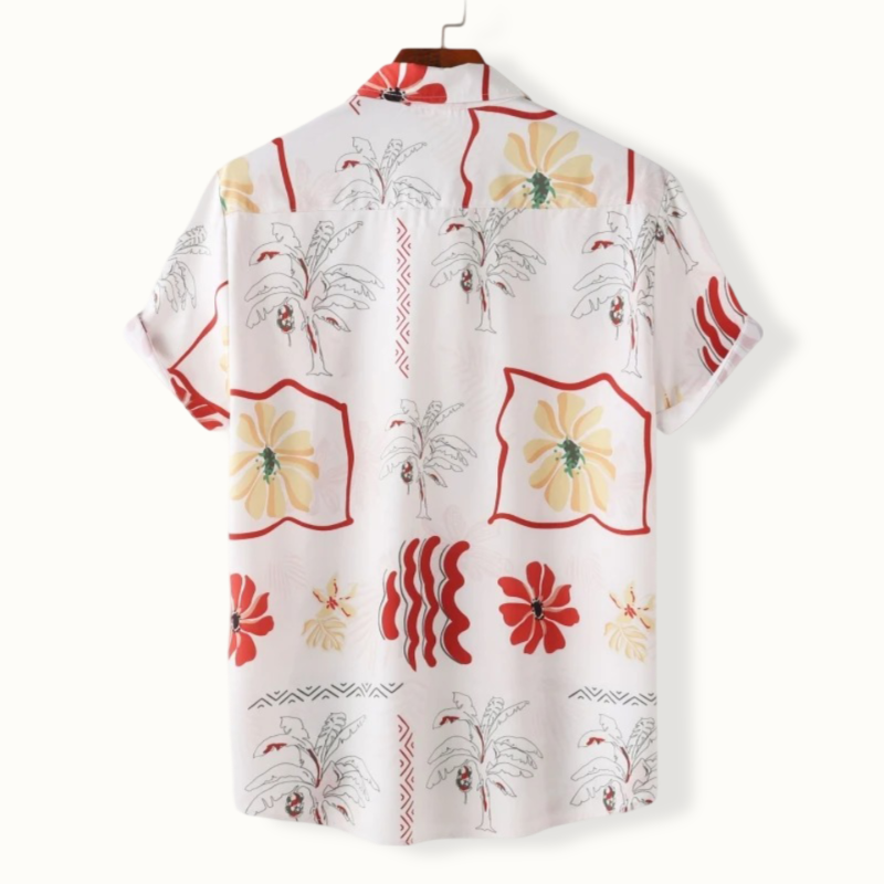 Ripon Floral Linen Button Up