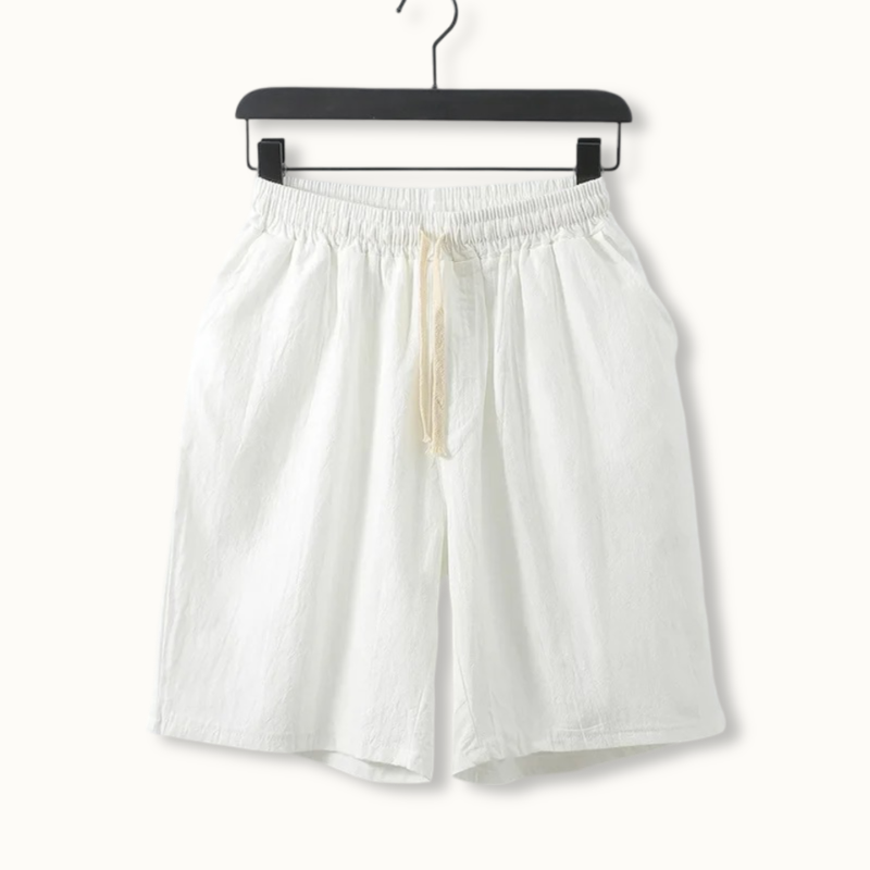 Coastal Comfort Linen Shorts