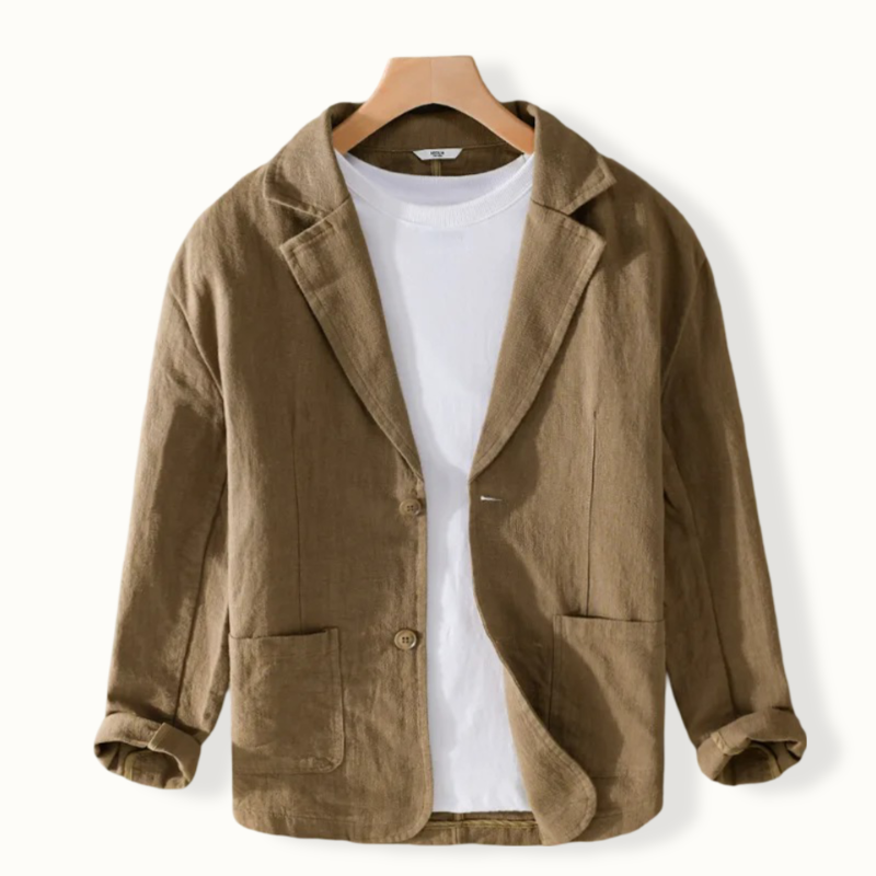 Vientiane Casual Linen Blazer