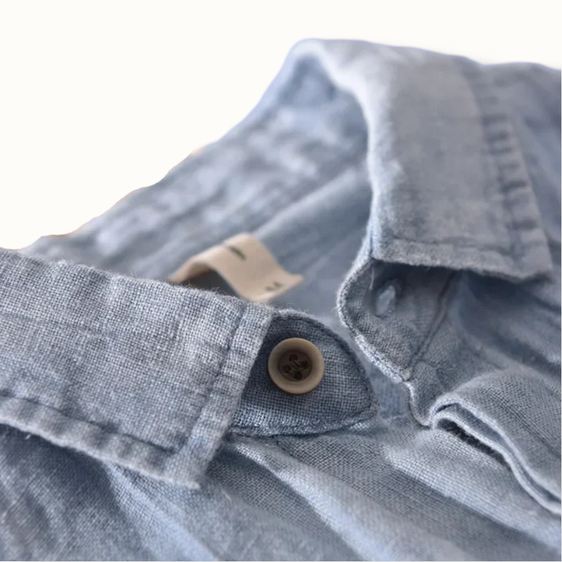 Dakar Casual Short Sleeve Linen Button Up