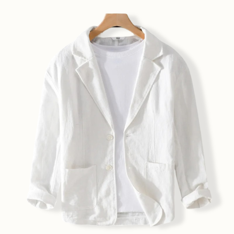 Vientiane Casual Linen Blazer