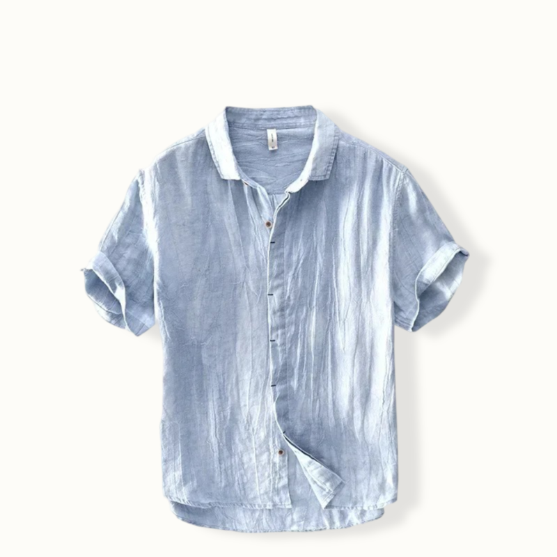 Dakar Casual Short Sleeve Linen Button Up