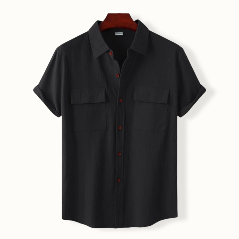 Celestus Button Up Polo with 2 Pockets