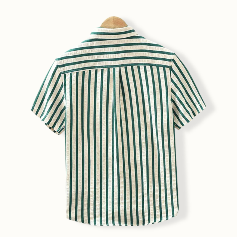 Mustla Striped Button Up