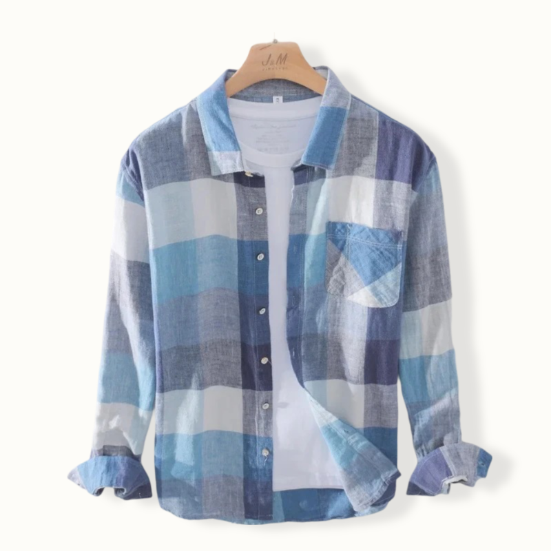 Innsbruck Plaid Turn Down Button Up