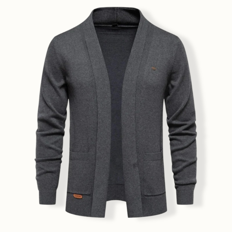Maubara Turn Down Collar Knitted Cardigan