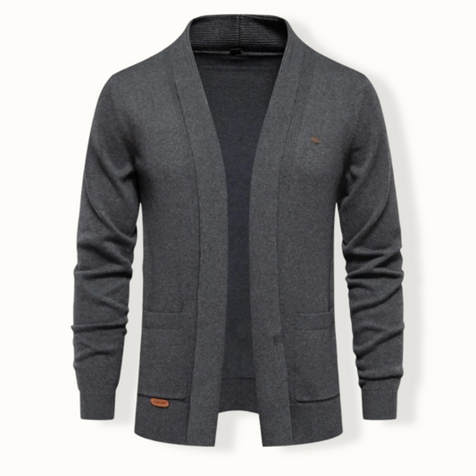 Maubara Turn Down Collar Knitted Cardigan