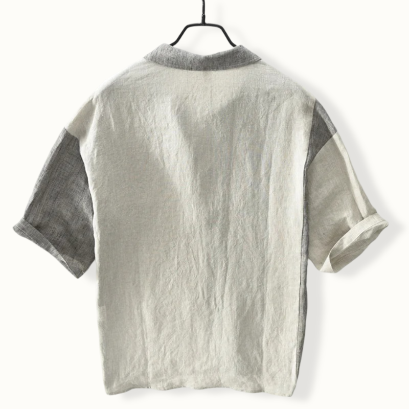 Iberia Stripe Panel Vintage Polo