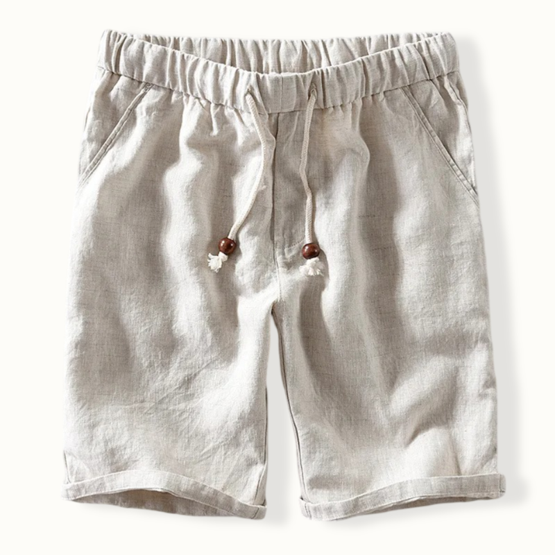 Metnitz Elastic Waist Linen Shorts