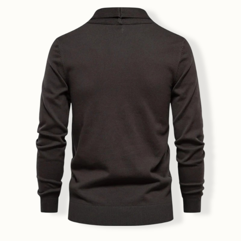 Maubara Turn Down Collar Knitted Cardigan