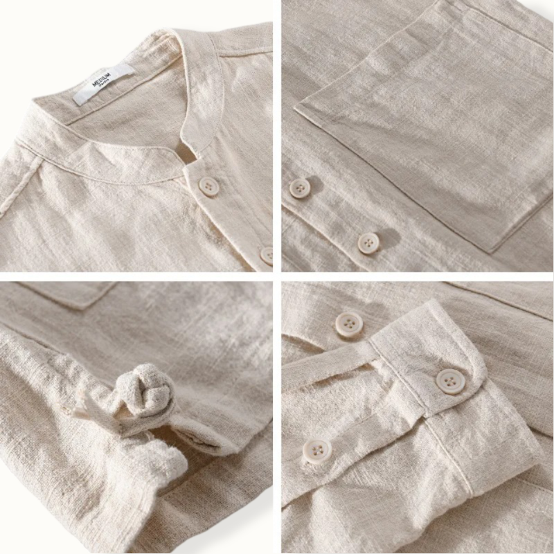 Niue Linen Casual Long Sleeve Shirt