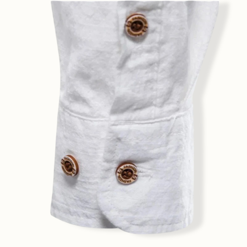 Fuiloro Band Collar Button Up