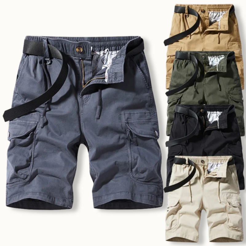 Explorer Cargo Shorts with Belt